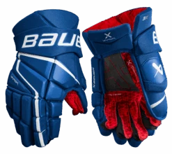 Bauer Vapor 3X Senior Hockey Gloves 20 Bauer Vapor 3X Senior Hockey Gloves -Bauer 3X SR FRONT BLU2